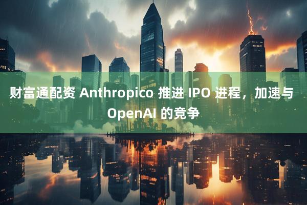 财富通配资 Anthropico 推进 IPO 进程，加速与 OpenAI 的竞争